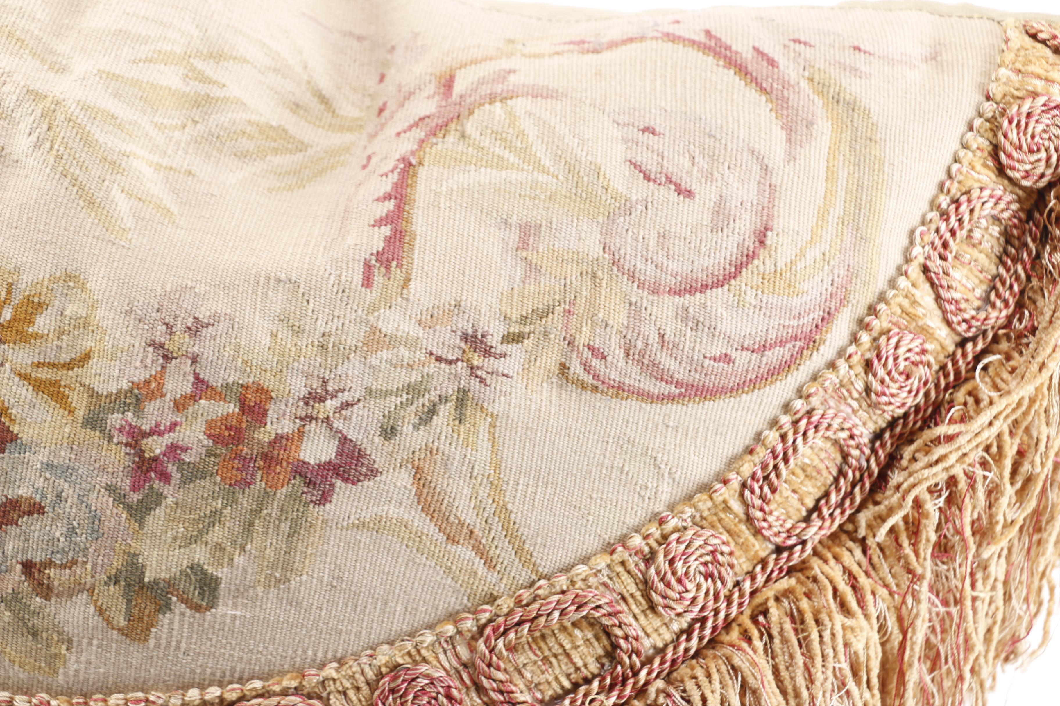 Aubusson-Style Accent Pillow