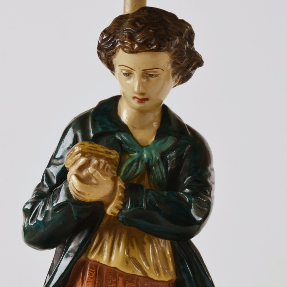 Vintage Italian Borghese Figural Table Lamps