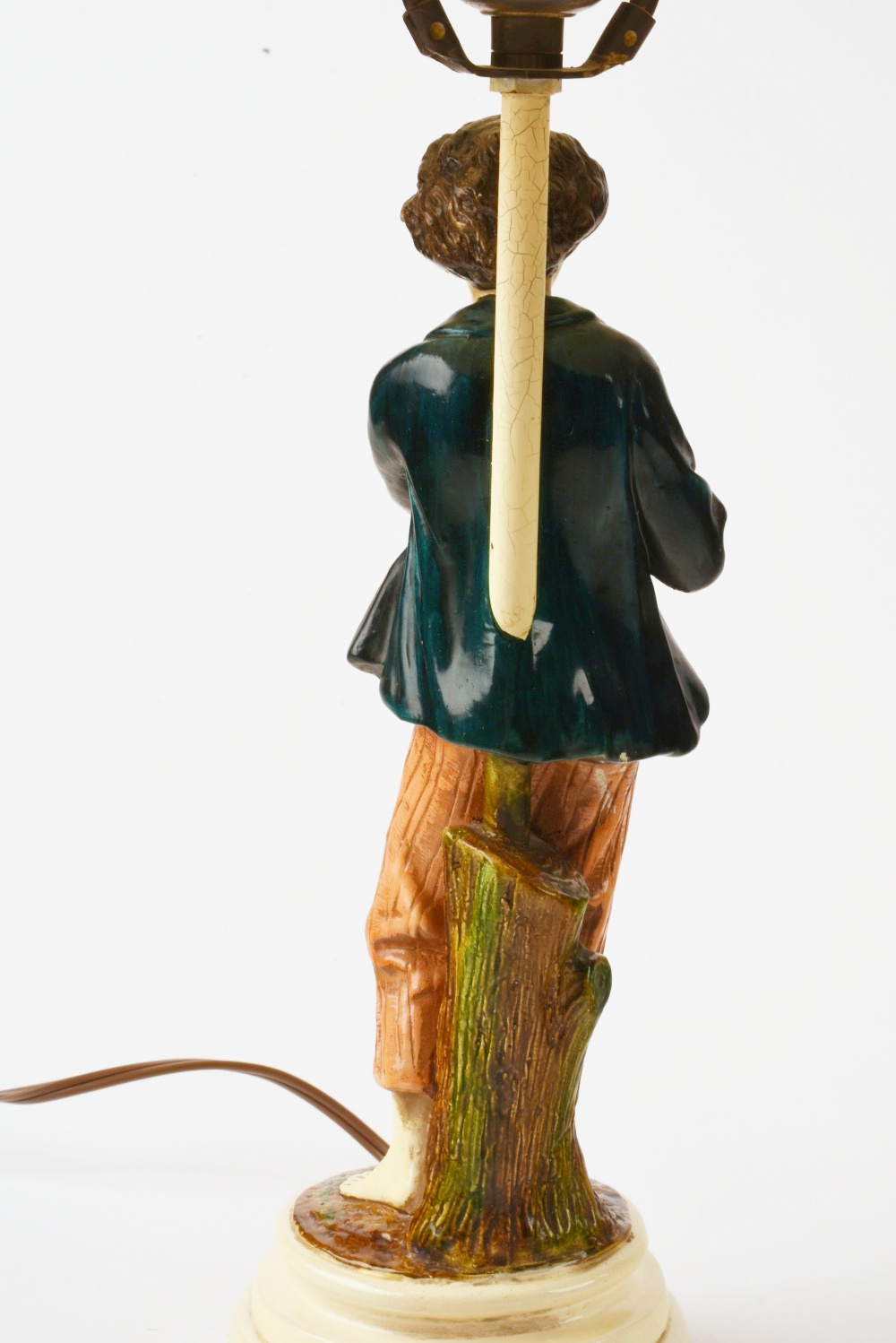 Vintage Italian Borghese Figural Table Lamps