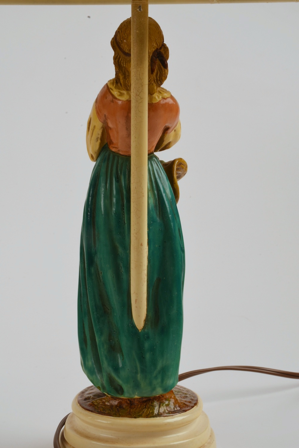 Vintage Italian Borghese Figural Table Lamps