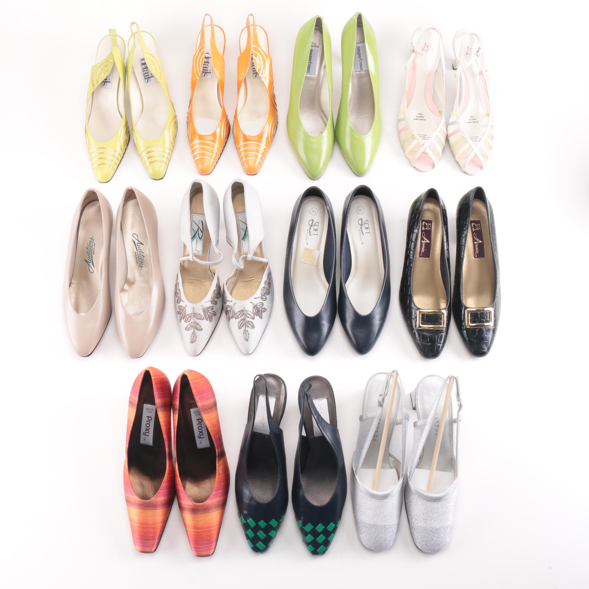 Women's Heeled Pumps and Sandal Shoes