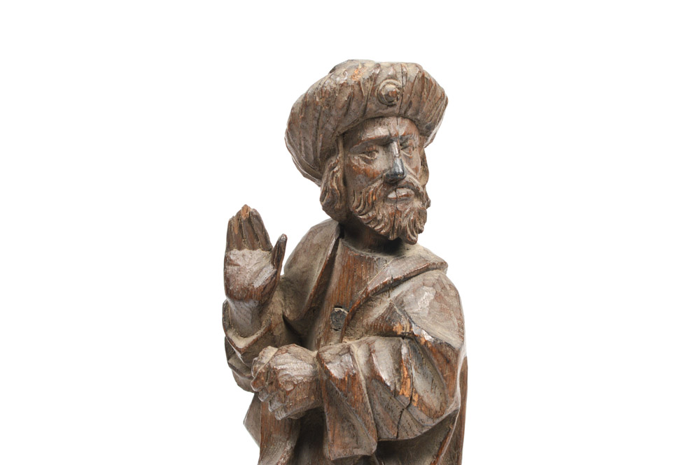 Antique Carved Wooden Figurine