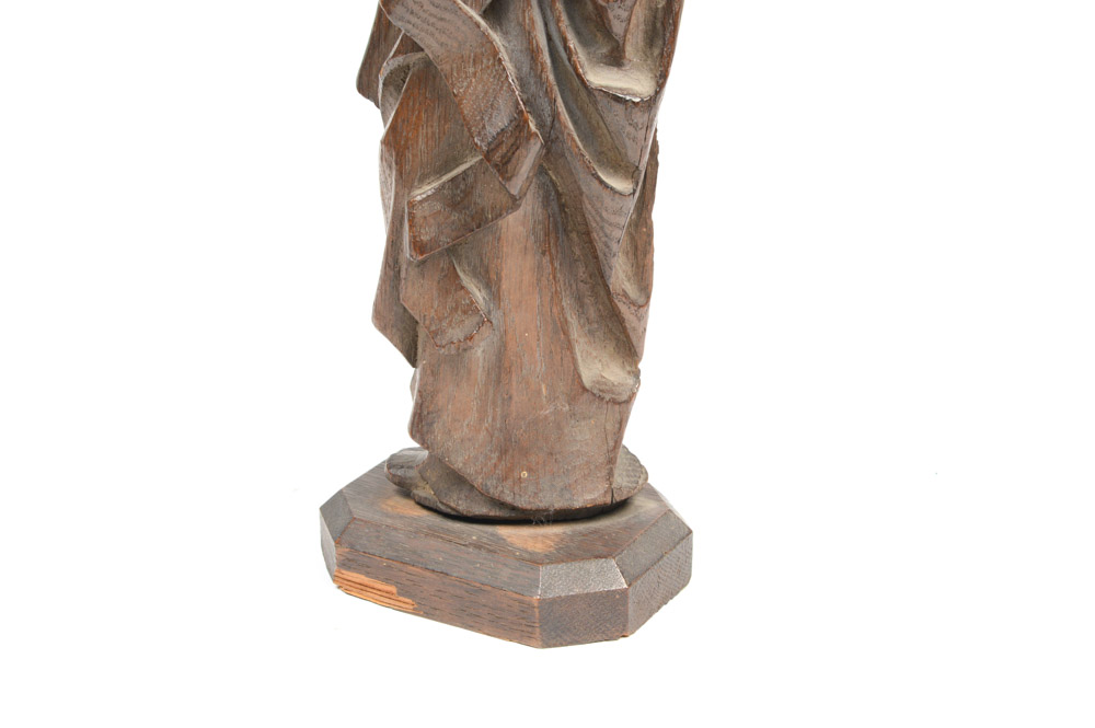 Antique Carved Wooden Figurine