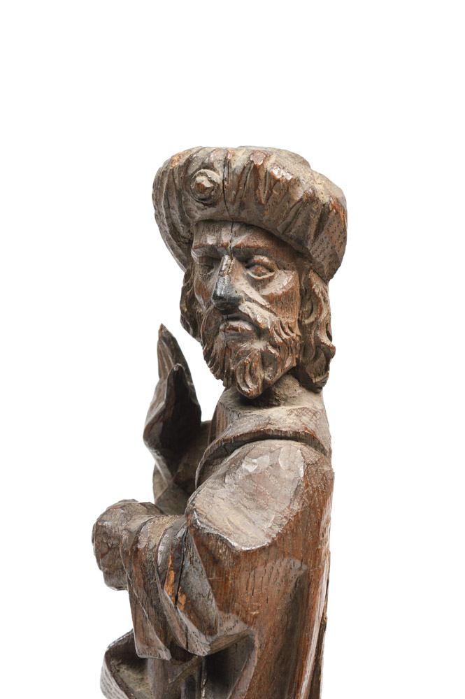 Antique Carved Wooden Figurine