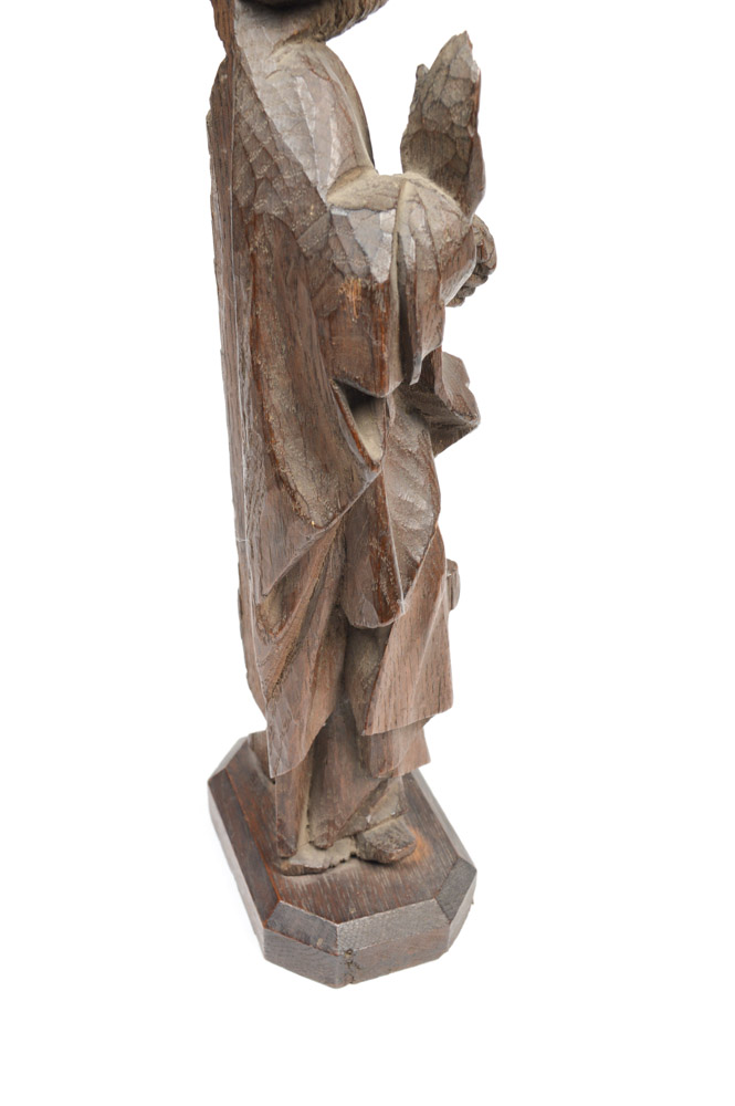 Antique Carved Wooden Figurine