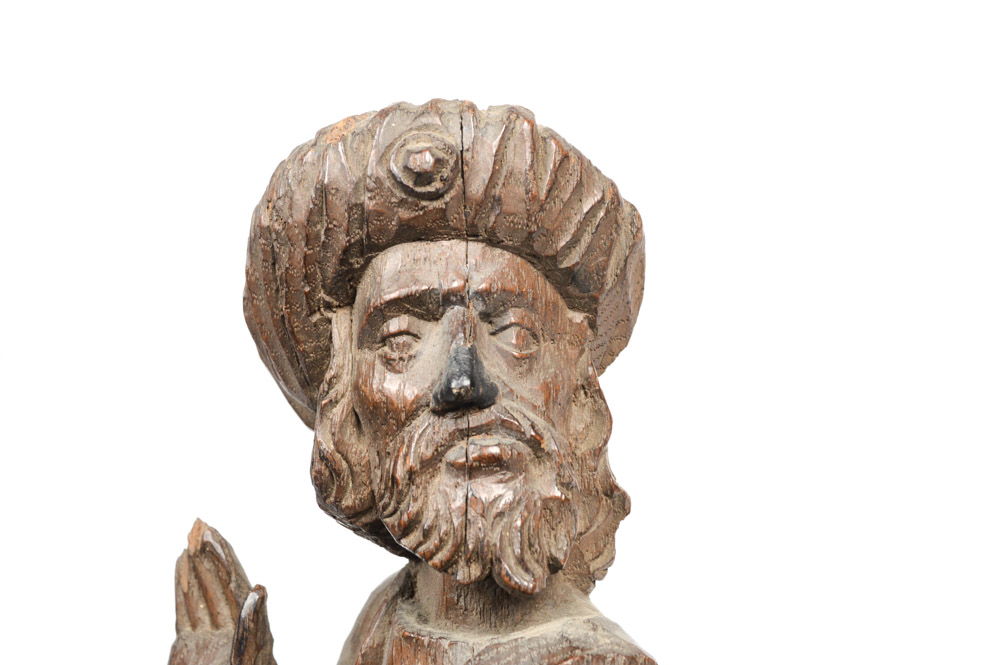 Antique Carved Wooden Figurine