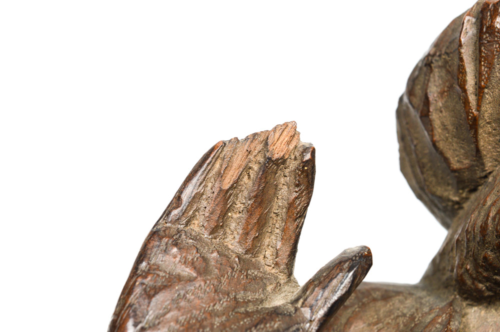 Antique Carved Wooden Figurine