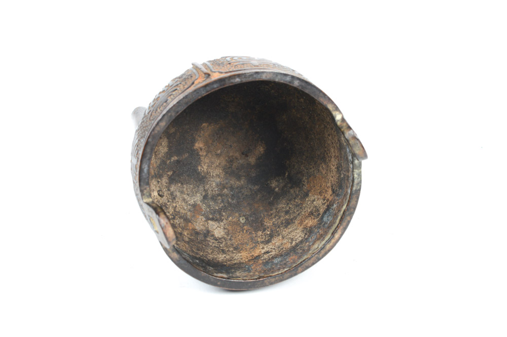 Antique Chinese Bronze Ding Incense Burner