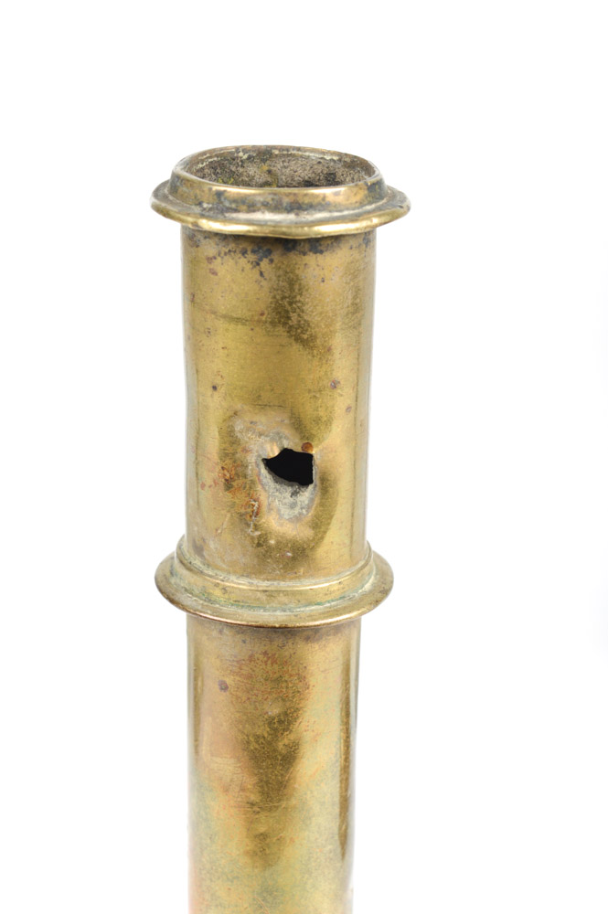 Five Antique Metal Candlesticks