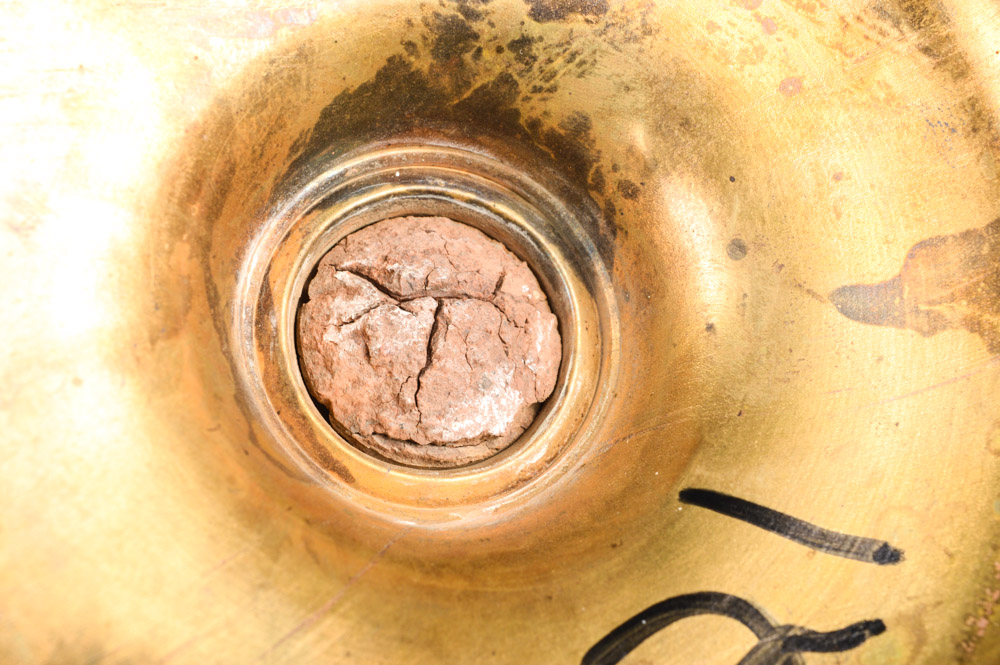 Five Antique Metal Candlesticks