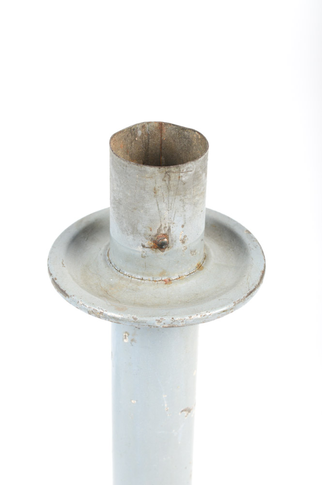 Five Antique Metal Candlesticks