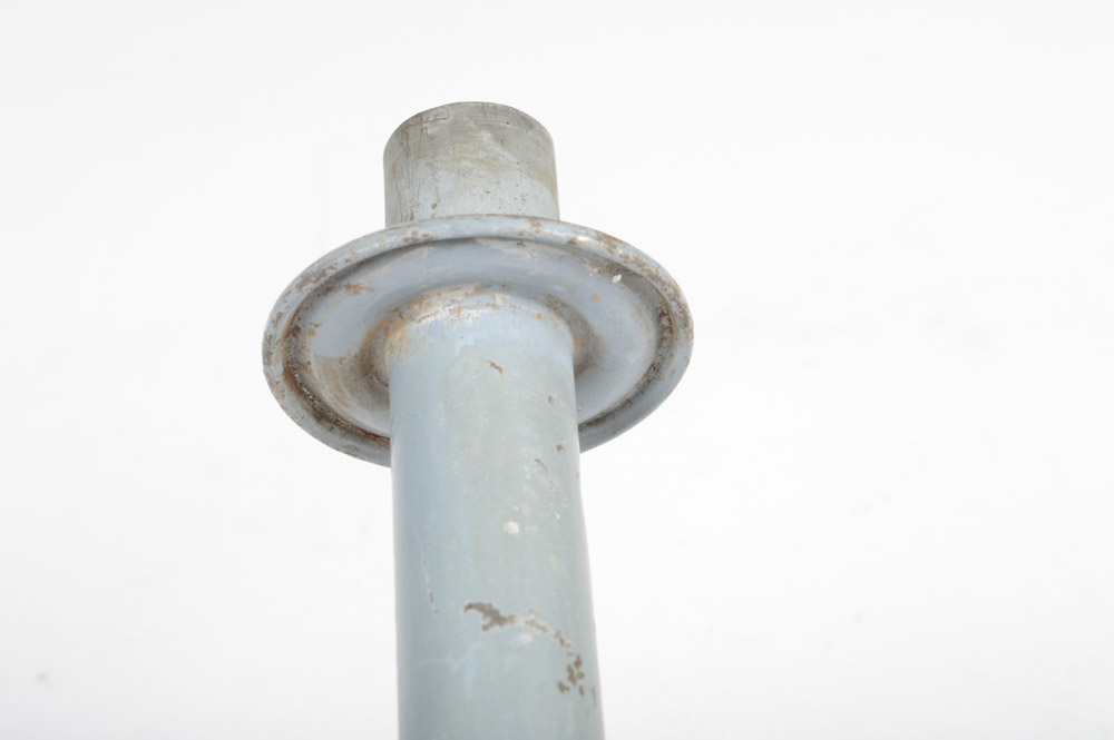 Five Antique Metal Candlesticks