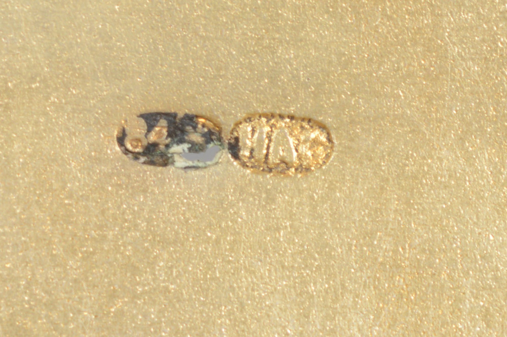 Antique Russian .875 Silver and Niello Cigarette Case