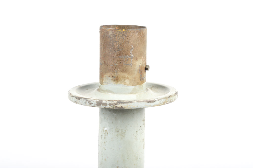 Five Antique Metal Candlesticks