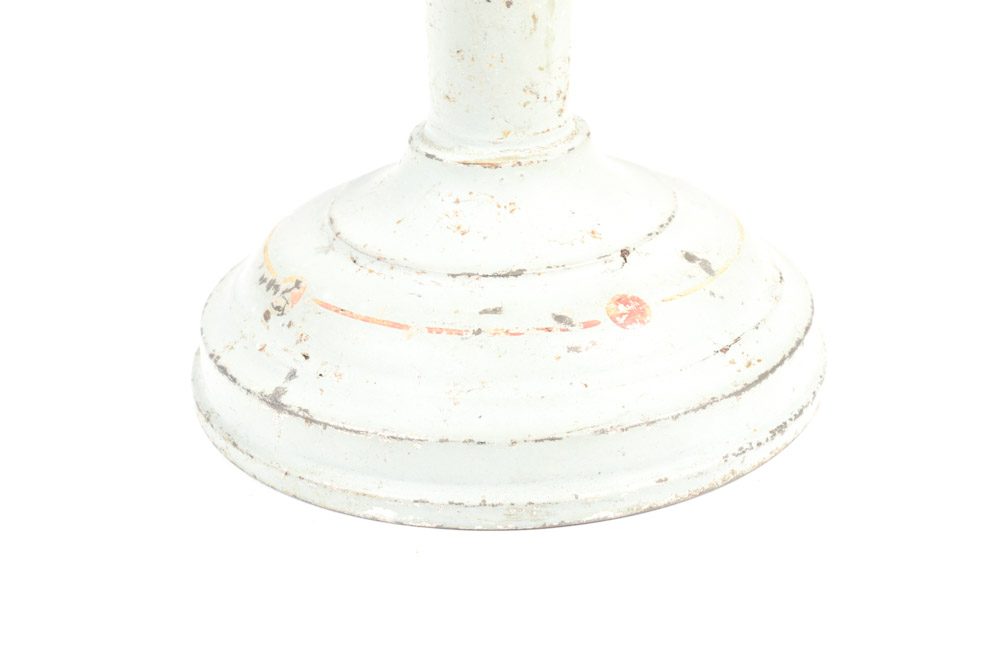 Five Antique Metal Candlesticks