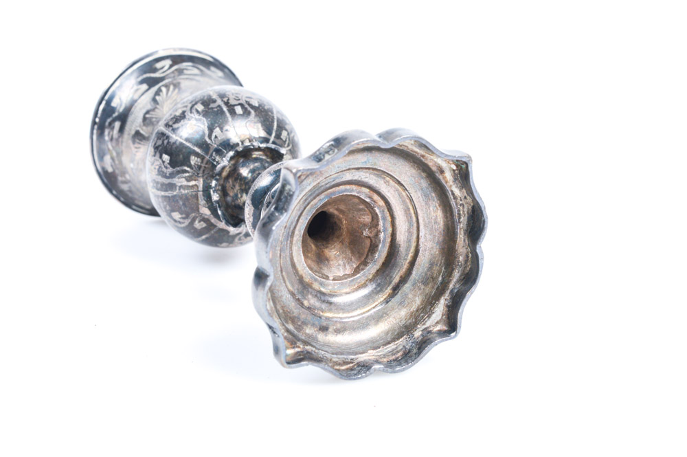 Antique Russian .875 Silver Kiddush Cup