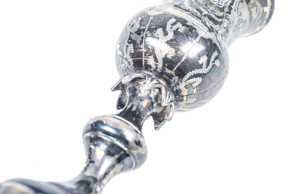 Antique Russian .875 Silver Kiddush Cup