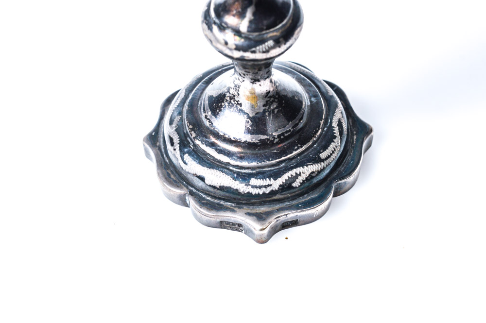 Antique Russian .875 Silver Kiddush Cup