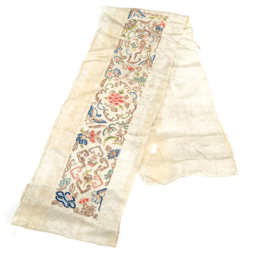 Antique Chinese Silk Embroidery