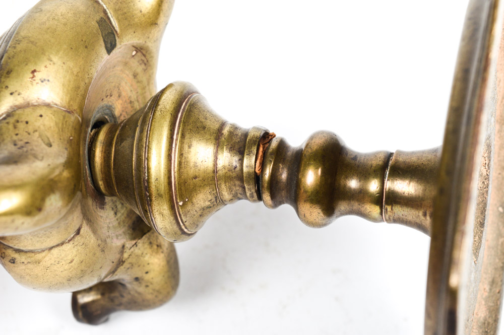 Antique Brass Three Burner Oil Lamp