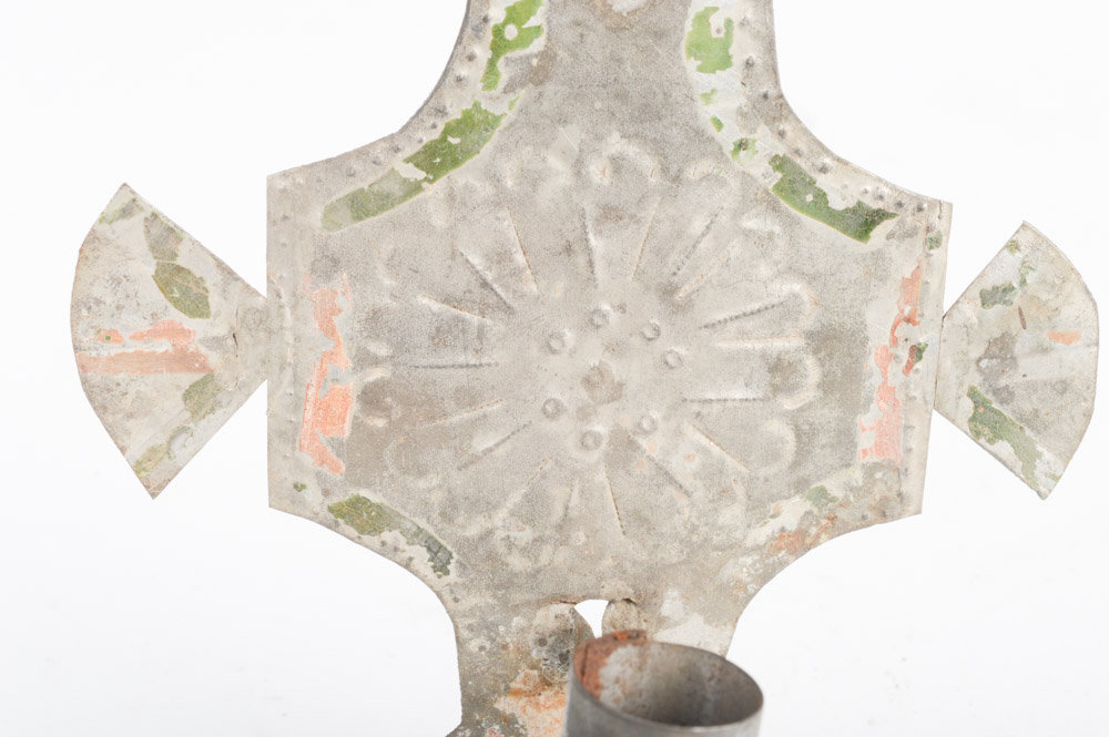 Pair of Antique Southwestern Metal Sconces