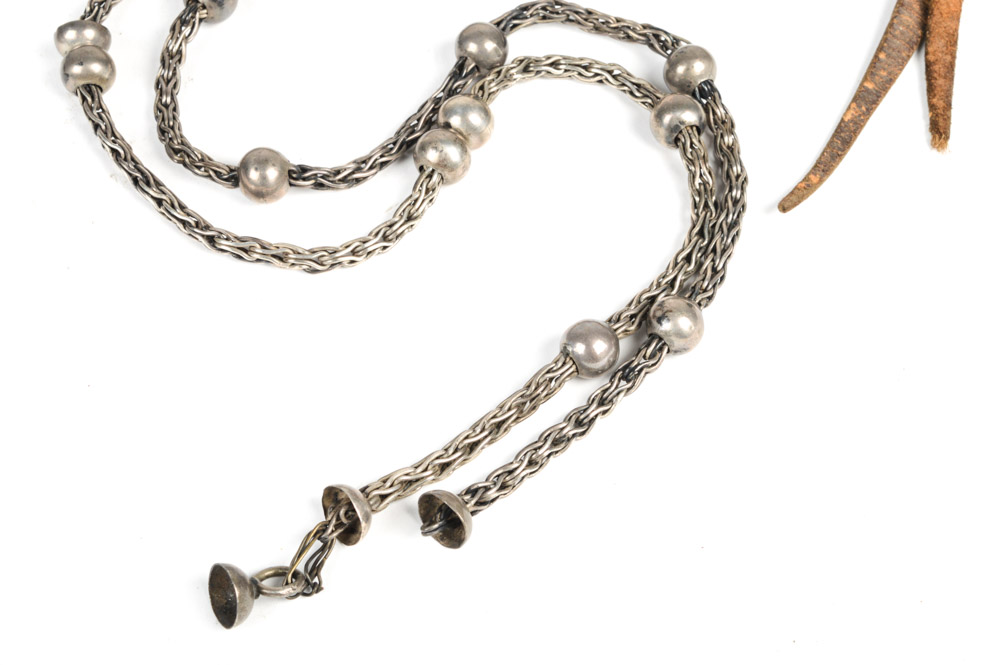 Antique Metal and Leather Rein