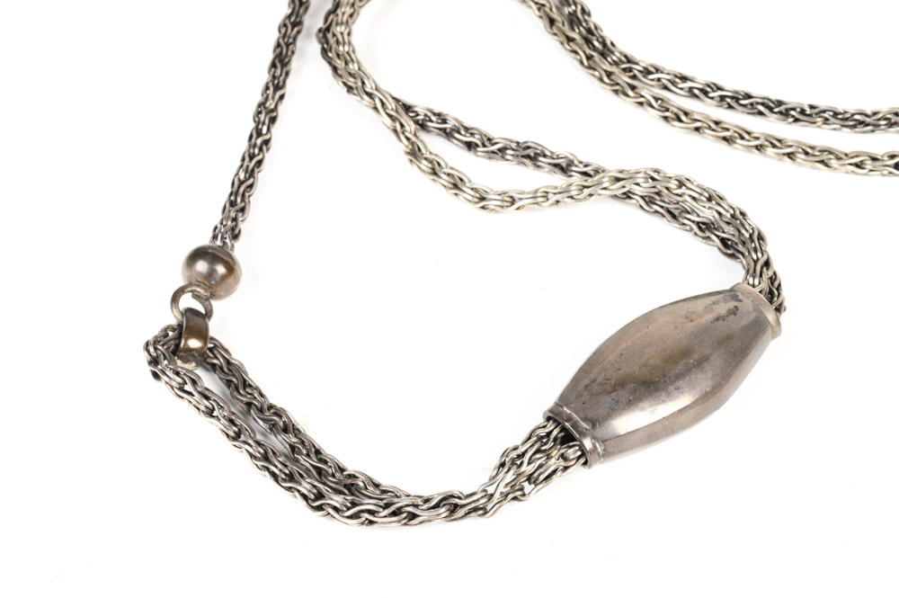 Antique Metal and Leather Rein