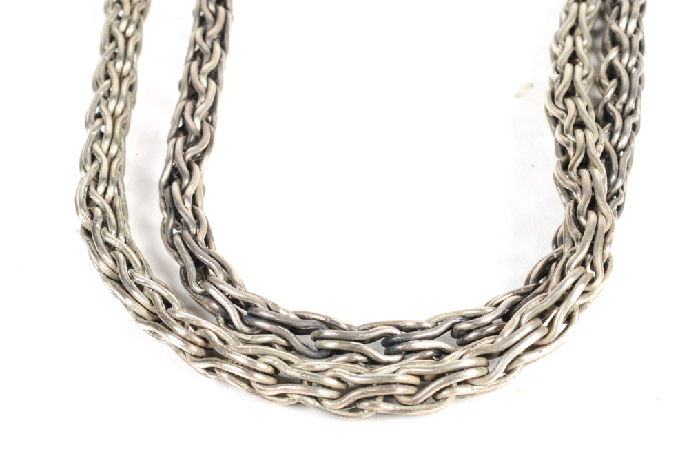 Antique Metal and Leather Rein