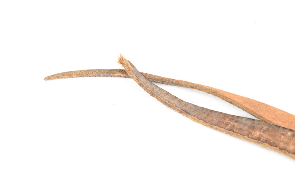 Antique Metal and Leather Rein