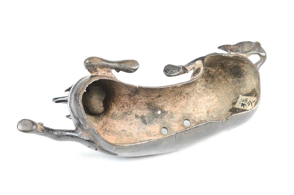 Chinese Yuan Dynasty Bronze Xiniu Mirror Stand