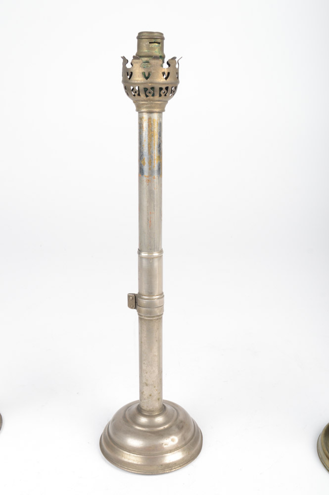 Three Antique Candlesticks