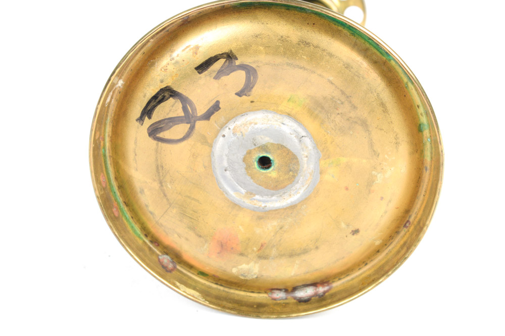 Three Antique Candlesticks