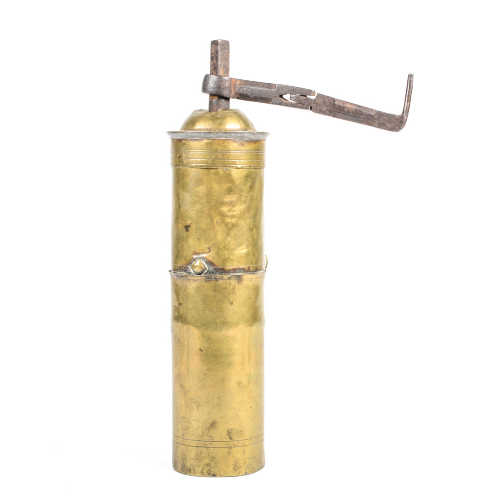 Antique Russian Brass Coffee Mill