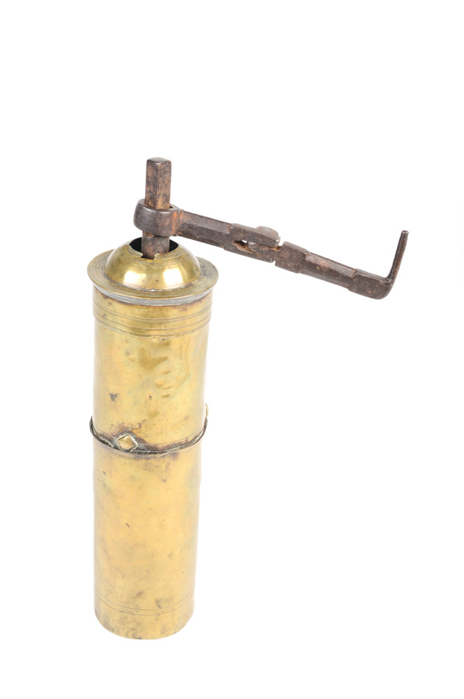 Antique Russian Brass Coffee Mill