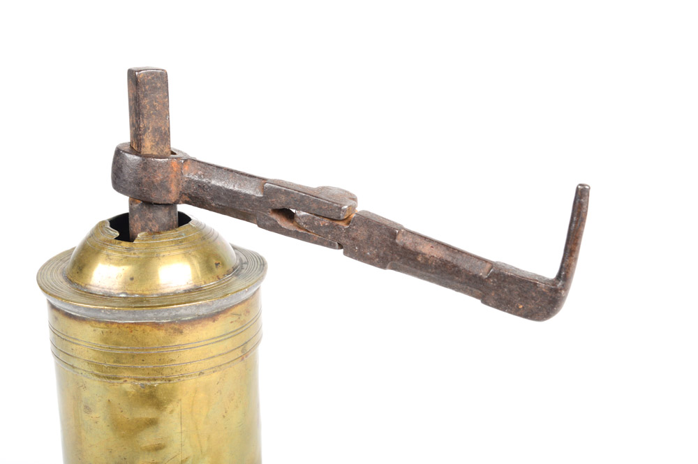 Antique Russian Brass Coffee Mill