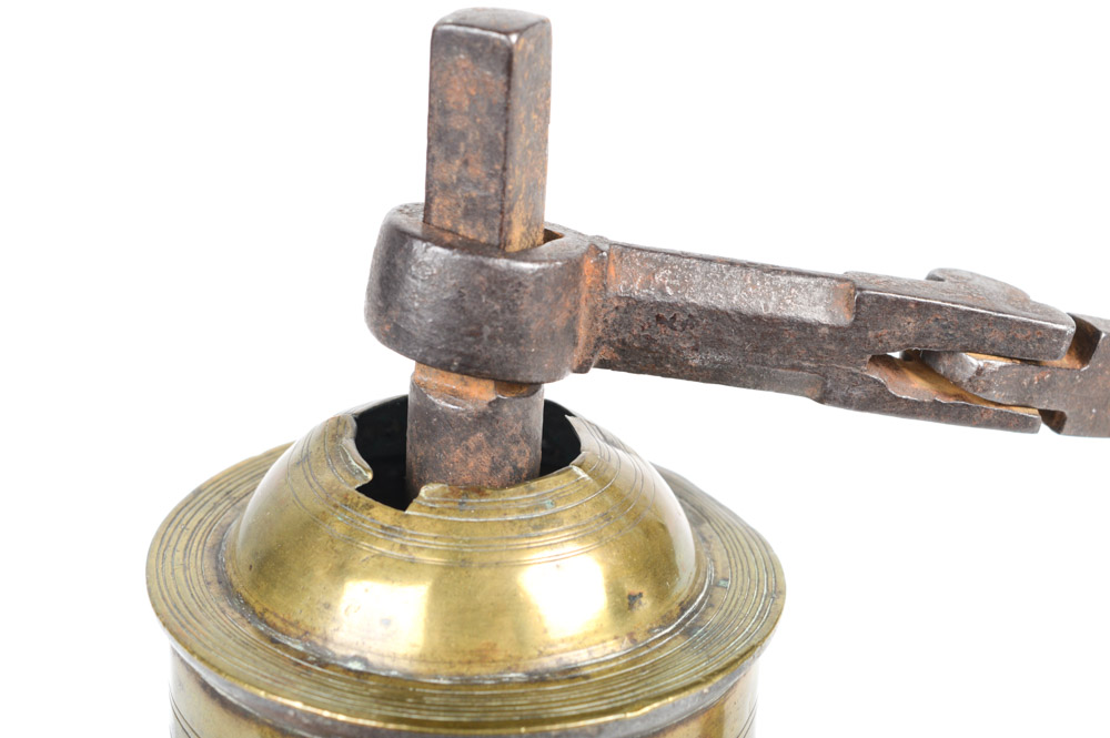 Antique Russian Brass Coffee Mill