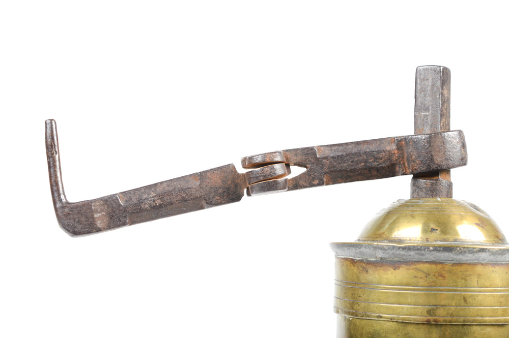 Antique Russian Brass Coffee Mill