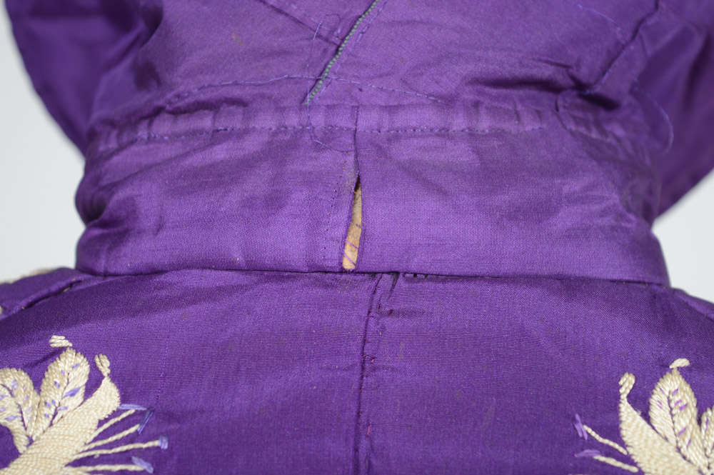 Late Qing Dynasty Hand Embroidered Padded Jacket