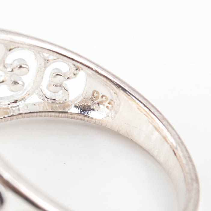 Five Sterling Silver Rings