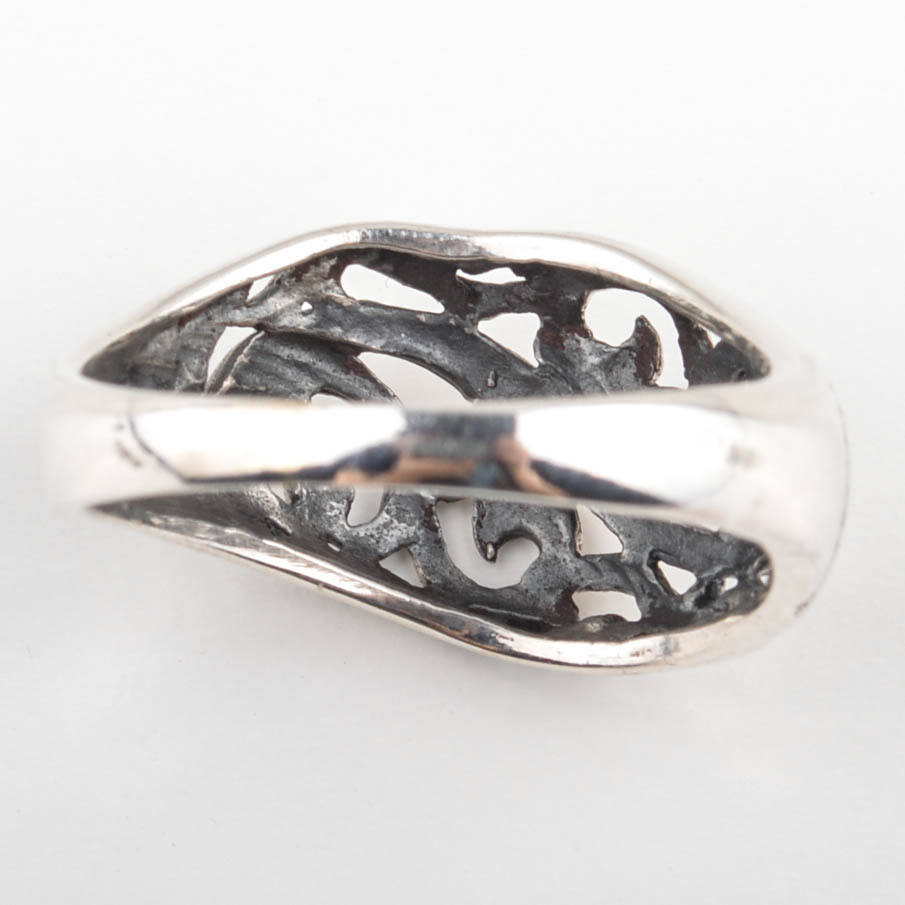 Five Sterling Silver Rings