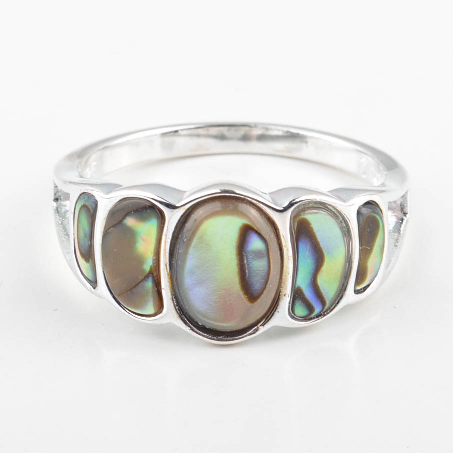 Five Sterling Silver Rings