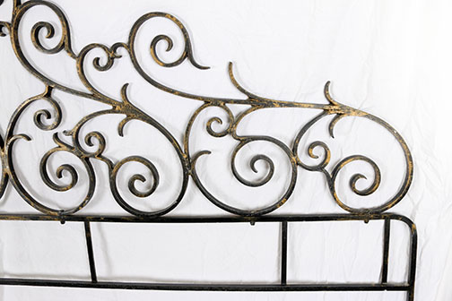 Wrought Iron Headboard