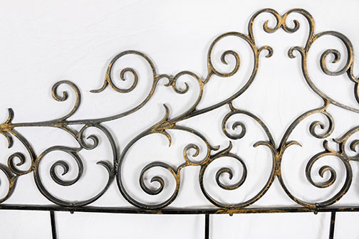 Wrought Iron Headboard