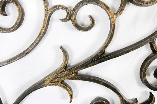 Wrought Iron Headboard