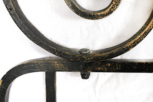 Wrought Iron Headboard