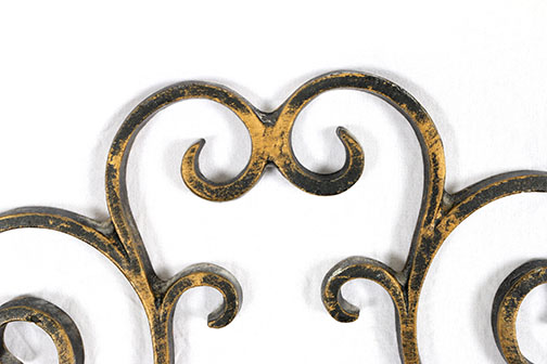 Wrought Iron Headboard