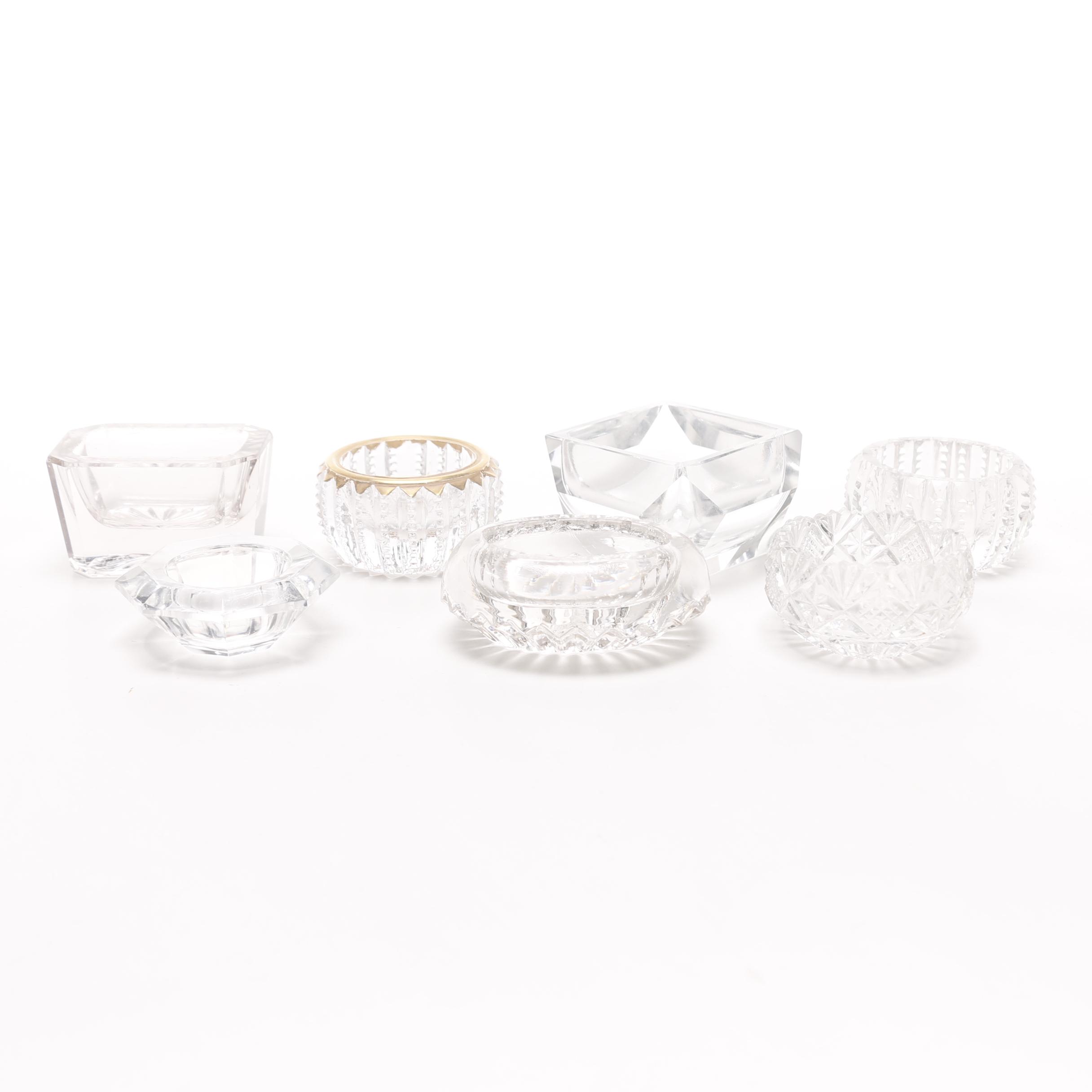 Crystal and Cut Glass Salt Cellars