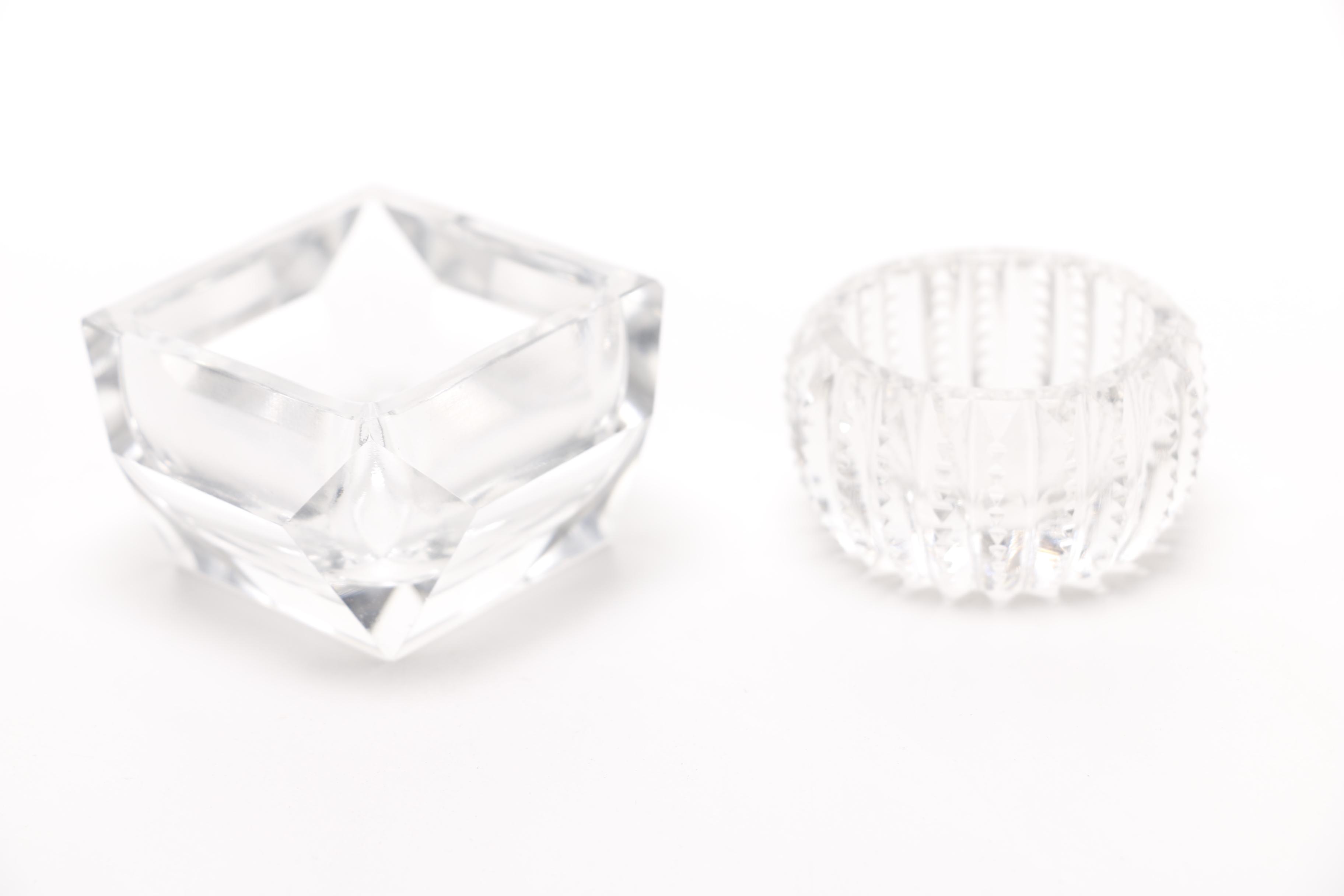 Crystal and Cut Glass Salt Cellars