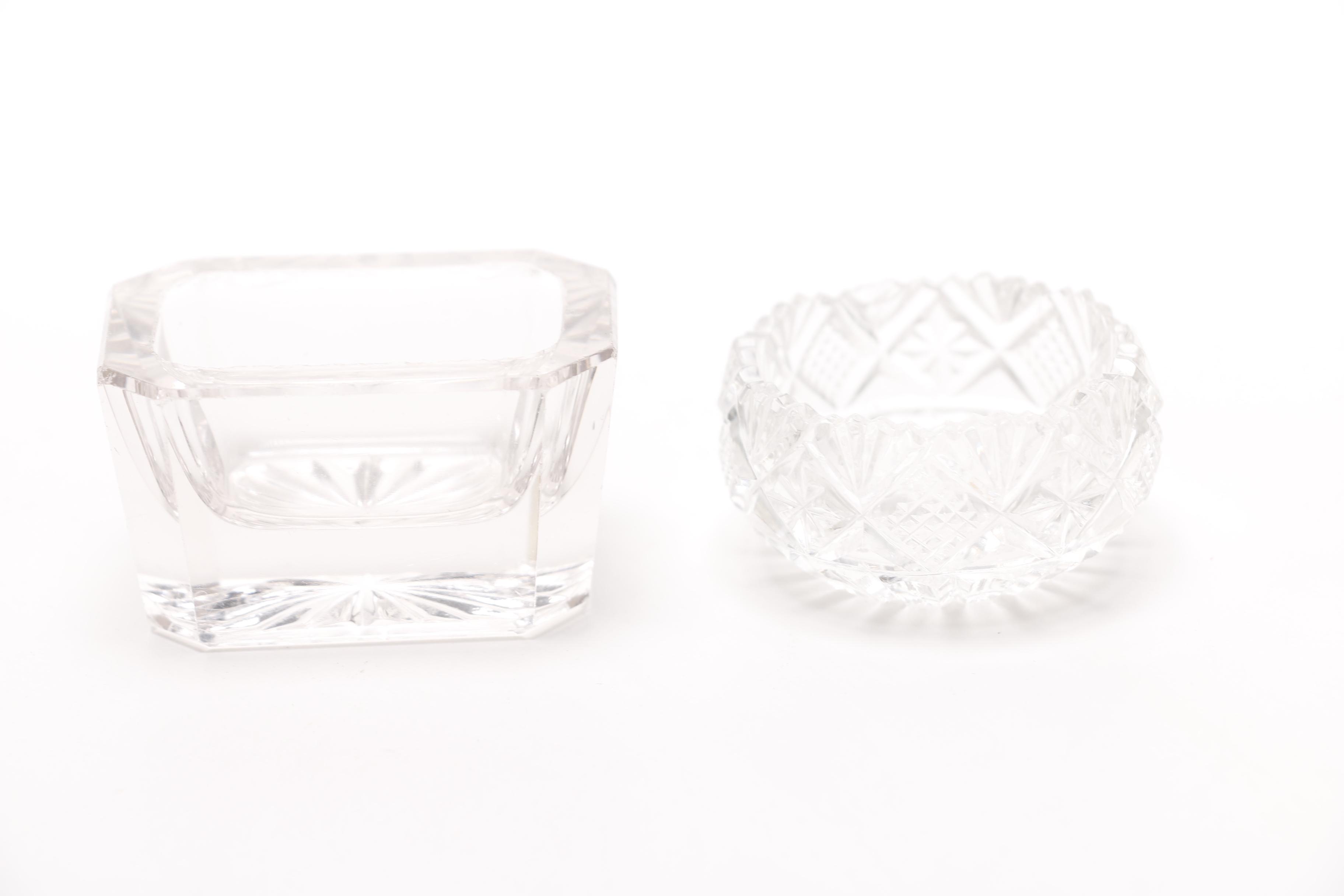 Crystal and Cut Glass Salt Cellars