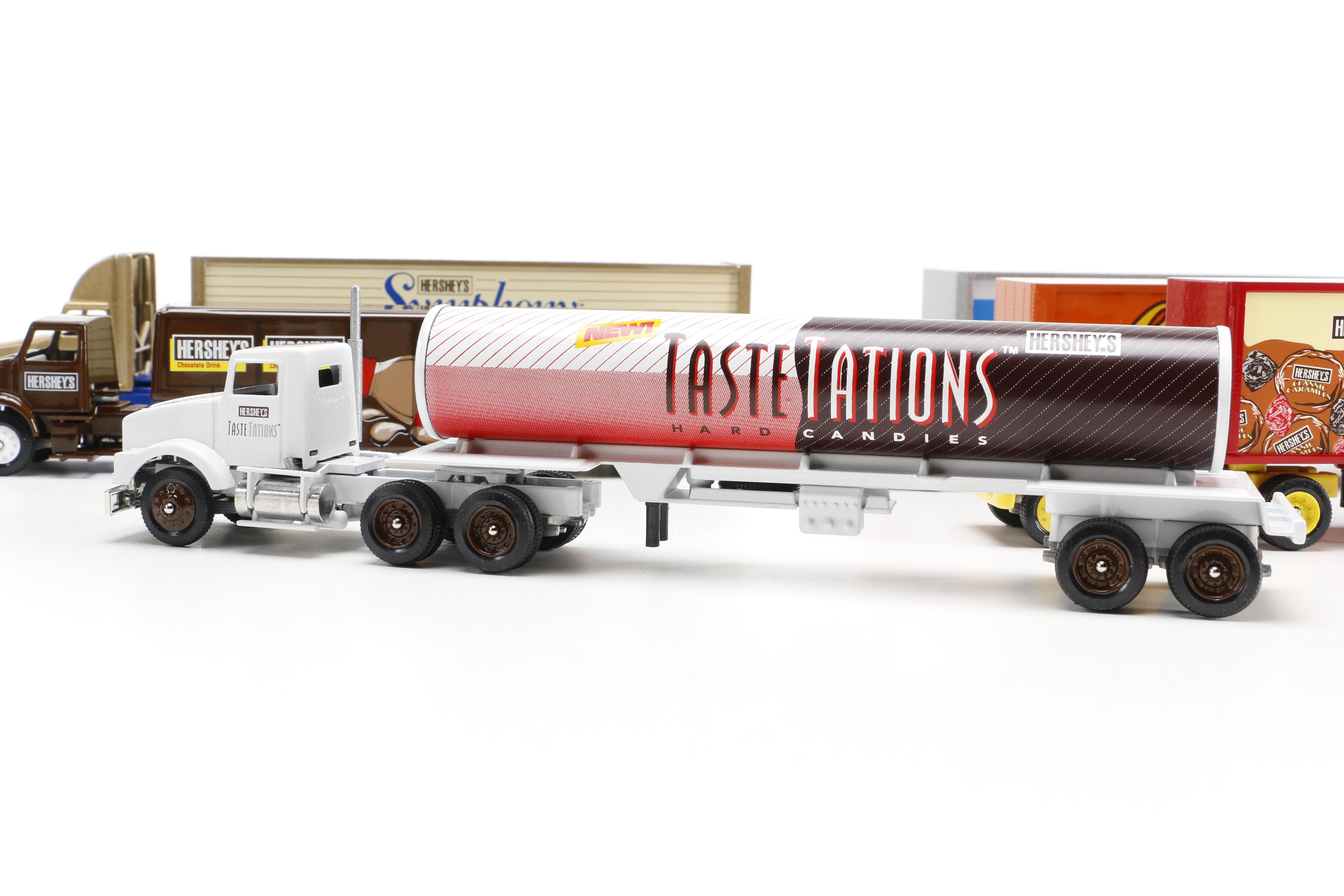 Hershey's Themed Winross Matchbox Semi-Trucks